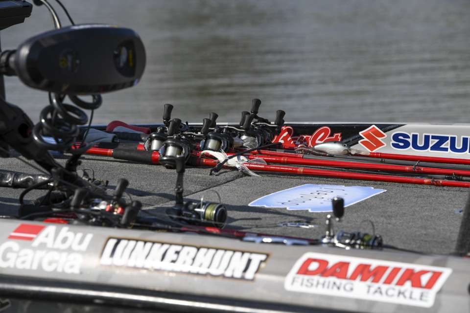 Junk fishing. A continuation with much of what transpired at Lake Guntersville and last week at Santee Cooper. When all else fails and the bass are scattered, itâs the go-to tactic. 
<p>
<em>All captions: Craig Lamb</em>