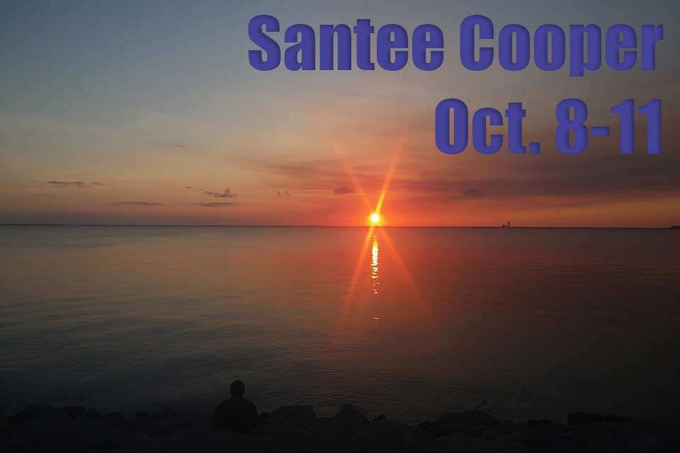 A quick turnaround takes the pros to the seventh event of the season, the Bassmaster Elite at Santee Cooper Lakes, which runs Thursday through Sunday, Oct. 8-11.