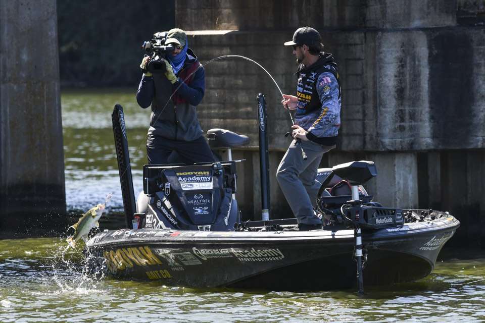 <b>Stetson Blaylock (7th; 57-1)</b><br>A pitching jig and crankbait were top baits of choice for Stetson Blaylock. <strong><a href=