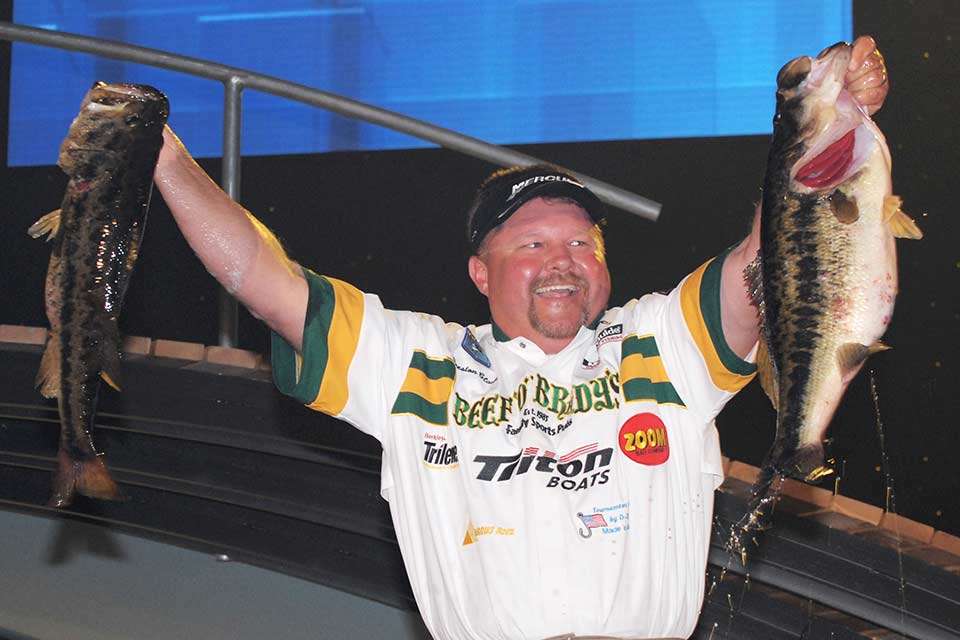 Clark also had the biggest bass caught in a Classic with an 11-10 at the Kissimmee Chain that year, so he had two of the most prestigious records in B.A.S.S. Clarkâs four-day mark was broken almost one year to the day later when Steve Kennedy totaled 122-14 in 2007 at Californiaâs Clear Lake. Clarkâs big fish remains in the top spot in the Classic record book.