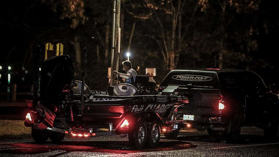See the Top 10 Elites head out for the final day of the 2020 Bassmaster Elite at Santee Cooper Lakes brought to you by the United States Marine Corps!