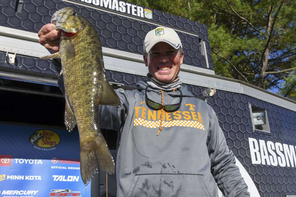 Don Bible, 4th place co-angler (11-6)