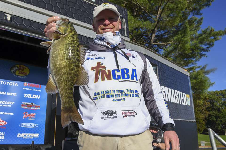 Cody Dison, 5th place co-angler (11-5)