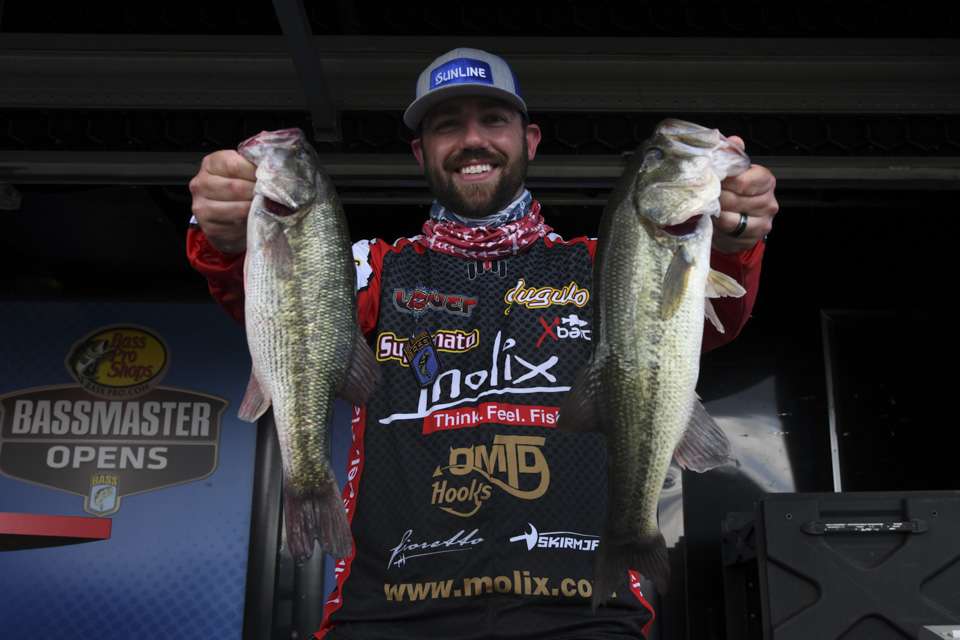 See how the anglers fared on the first day of the 2020 Basspro.com Bassmaster Eastern Open at Cherokee Lake!

<br><br>First up, Matt Mattingly  (63rd, 4 - 8)