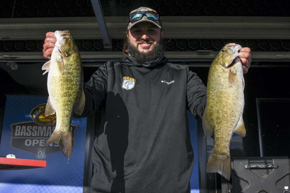 Michael Schrader, 10th place co-angler (7-15)