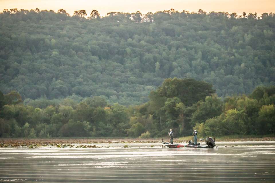 Head out with Chad Morgenthaler early on Day 2 of the 2020 NOCO Bassmaster Elite at Lake Guntersville!