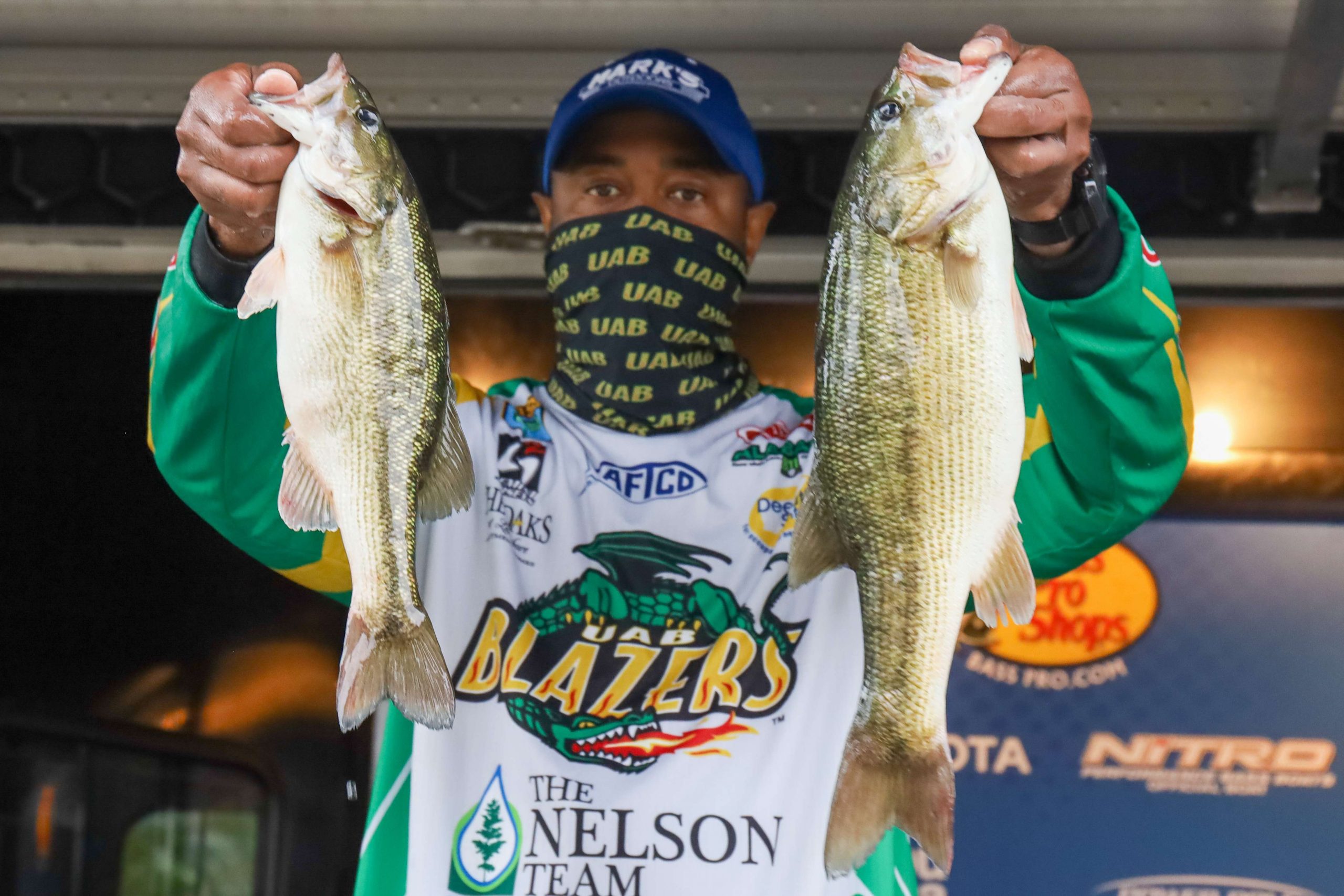 Buddy Elston, 3rd place, co-angler (17-2)