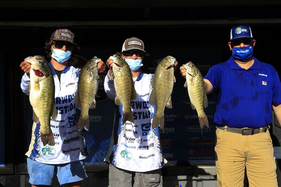 Tucker Smith and Hayden Marbut of Briarwood Christian. 1st Place, 22 pounds, 2 ounces