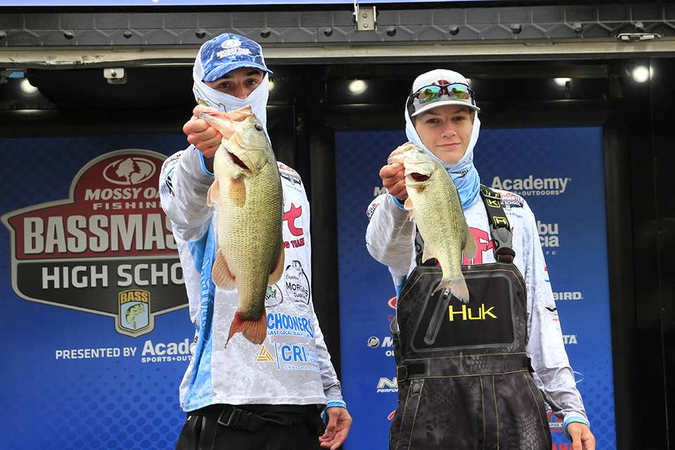 Blake and Logan Sparkman of Chiles High School (4th Place, 32 pounds, 3 ounces total)