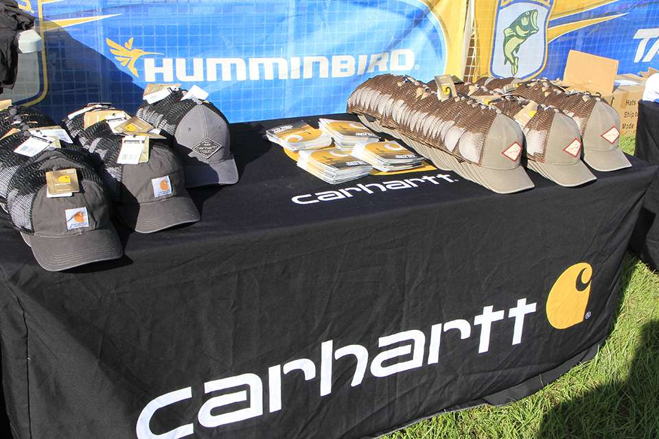 Carhartt always provides the swag for the Bassmaster College Series.