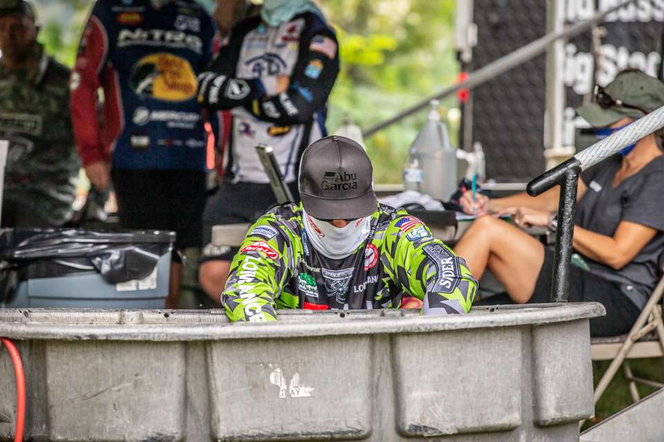 Behind the scenes action on Day 2 at the 2020 Bassmaster Elite at Santee Cooper Lakes brought to you by the United States Marine Corps.
