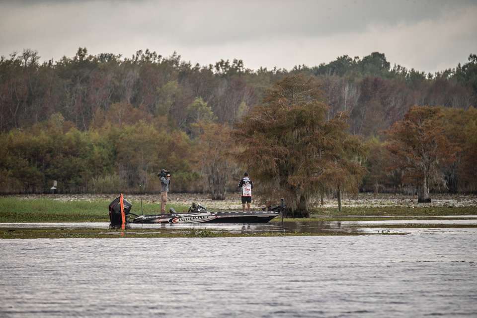 Follow along as Chris Johnston competes on Championship Sunday of the 2020 Bassmaster Elite at Santee Cooper Lakes brought to you by the United States Marine Corps.