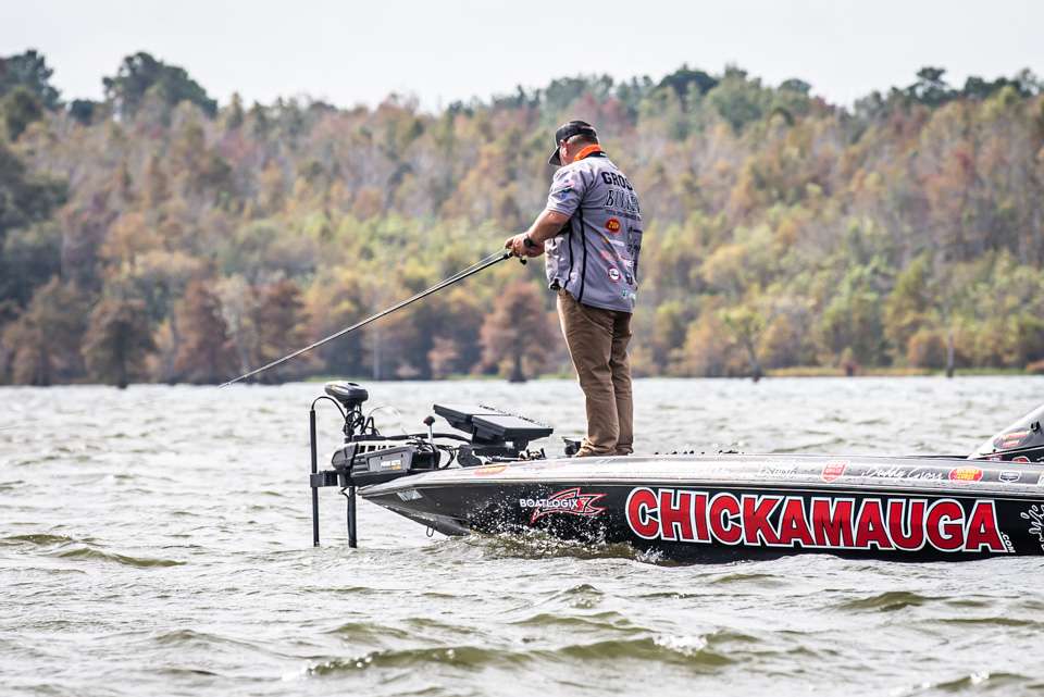 Follow along with Buddy Gross as he competes day 3 of the 2020 Bassmaster Elite at Santee Cooper Lakes brought to you by United States Marine Corps.