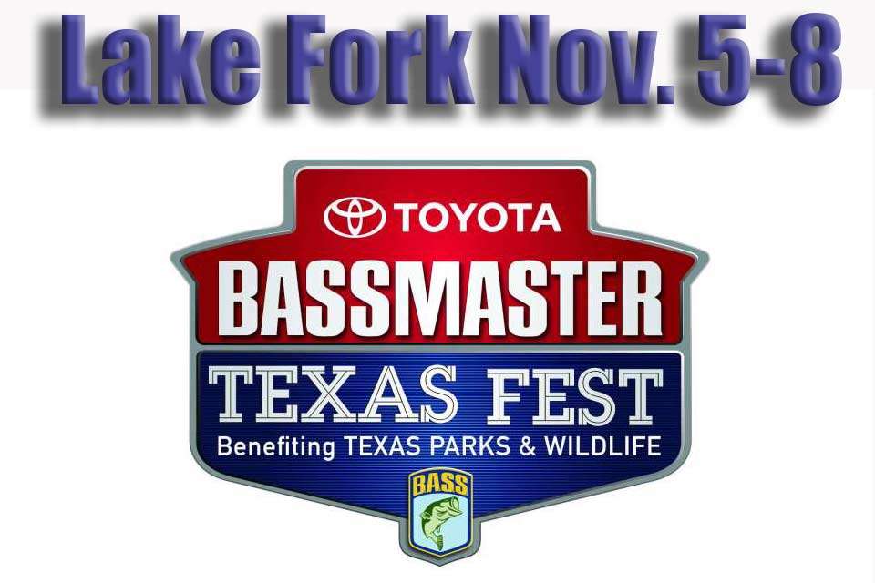 The 2020 Bassmaster Elite Series season finale, the Toyota Bassmaster Texas Fest benefiting Texas Parks and Wildlife, will be held this week on Lake Fork out of Quitman, Texas.