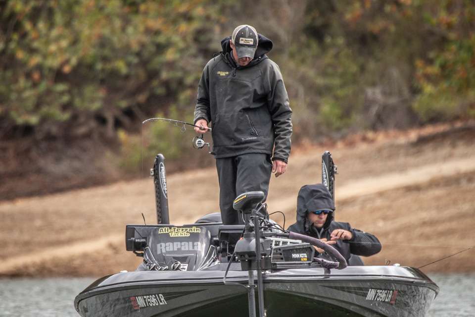 <b>Andy Hribar (5th; 32-15) </b><br>
A drop shot and swimbait were top producers for Andy Hribar. <strong><a href=