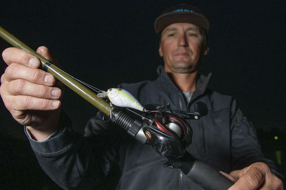 <b>Brian Clark (3rd; 37-11)</b><br>
Brian Clark used a Lucky Craft RC 1.5 Series crankbait for reaction bites. 
