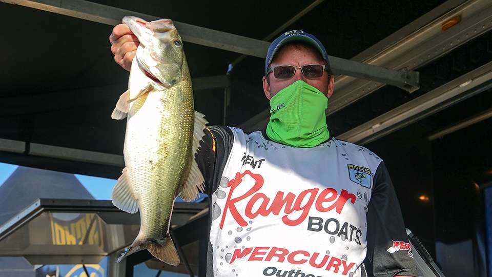 Kerry Trent, 18th place co-angler (6-13)