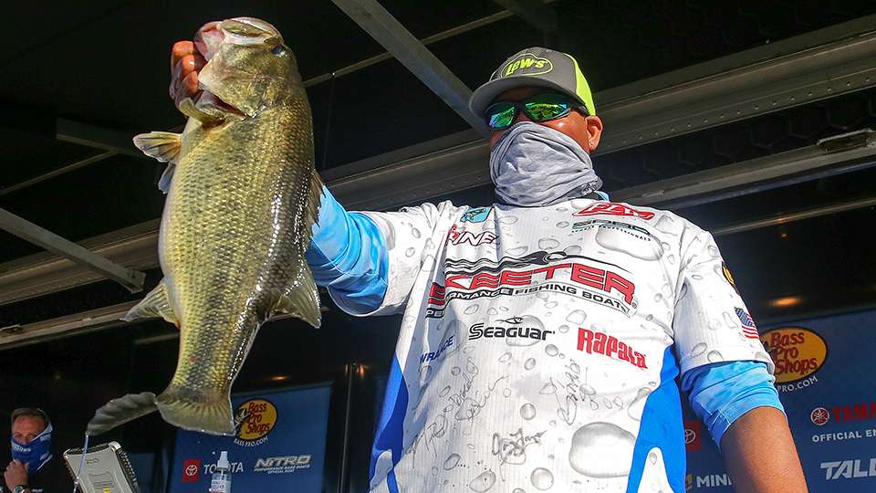 Frank Williams, 11th place co-angler (7-12)