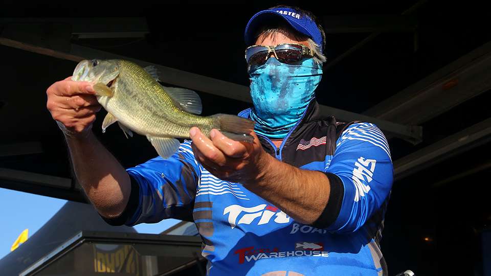 Rich Miller, 70th place co-angler (1-12)