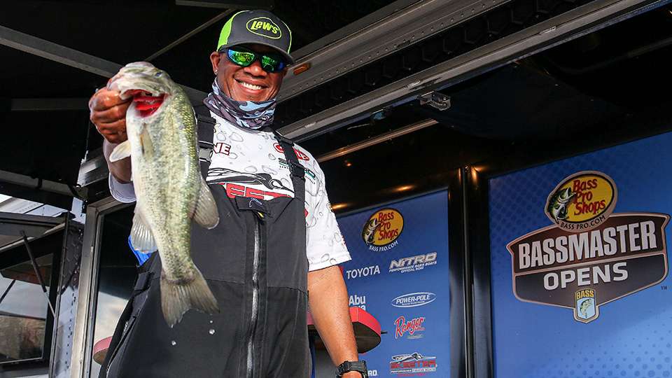 Frank Williams, 8th place co-angler (10-1)