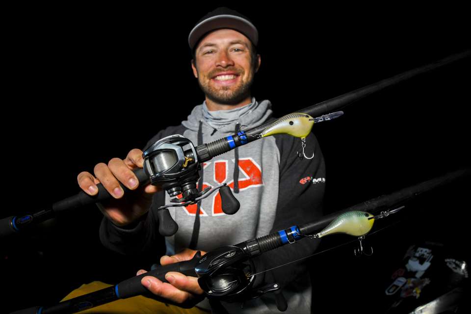 <p><strong>Brandon Palaniuk (4th; 69-5)</strong><br> A Rapala DT 14 or Rapala DT 16 produced crankbait bites for Brandon Palaniuk. He fished the baits on a Daiwa Steez A 6.3:1 casting reel, with 12-pound Seaguar InvizX Fluorocarbon Line, and an Alpha Angler Mag-Rebound Rod. <strong>Buy it now on Amazon:</strong> <a href=