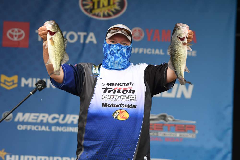 Clif Gallagher, co-angler (12th, 4 - 13) 