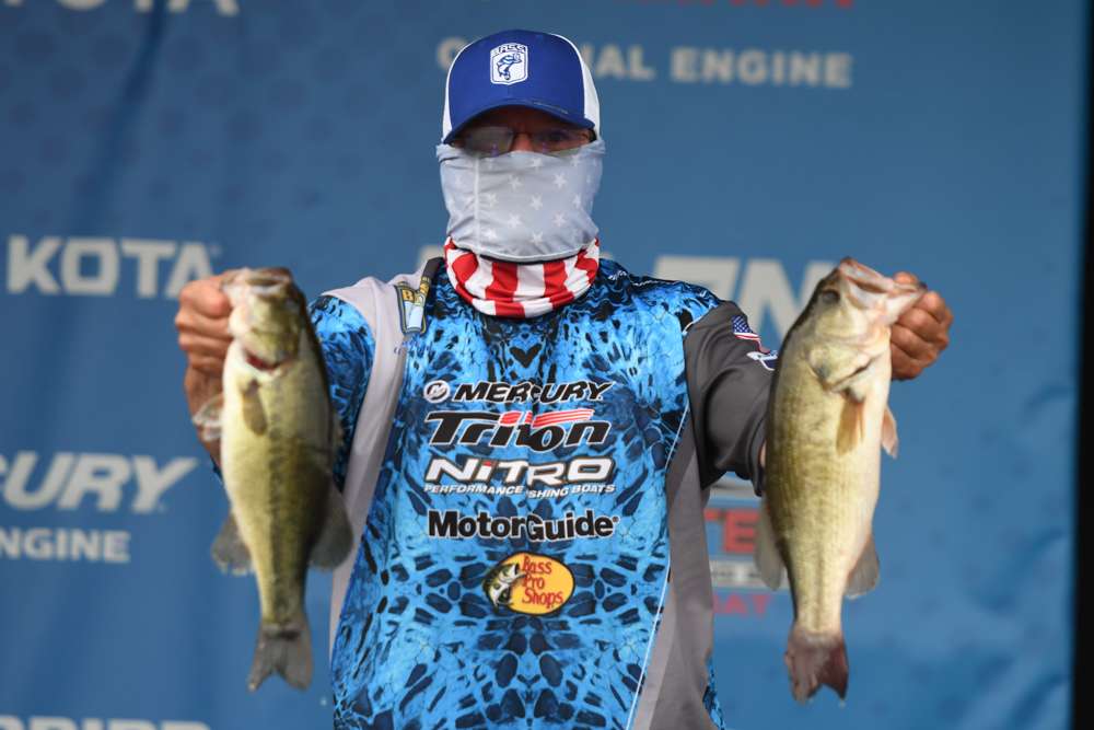 Lewis Mendall, co-angler (3rd, 12 - 13)