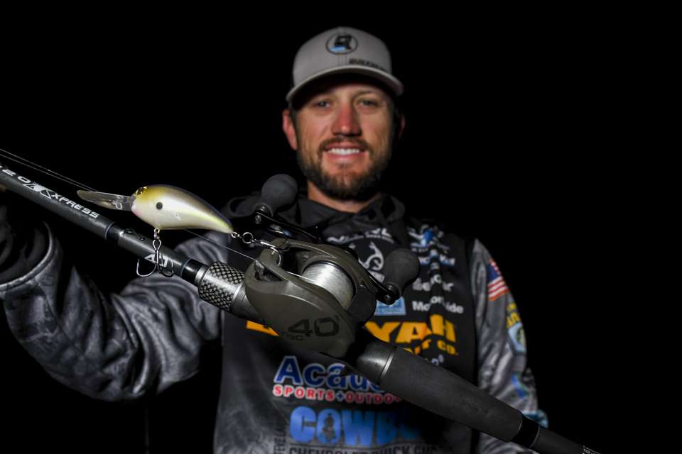 <p><strong>Stetson Blaylock (9th; 60-4)</strong><br> Stetson Blaylock used a Norman Lures NXS Crankbait, on a H20 XPRESS Tac-40 rod, with a H20 XPRESS Tac 40 reel and 12-pound Seaguar InvizX Fluorocarbon Line. <strong>Buy it now on Amazon:</strong> <a href=