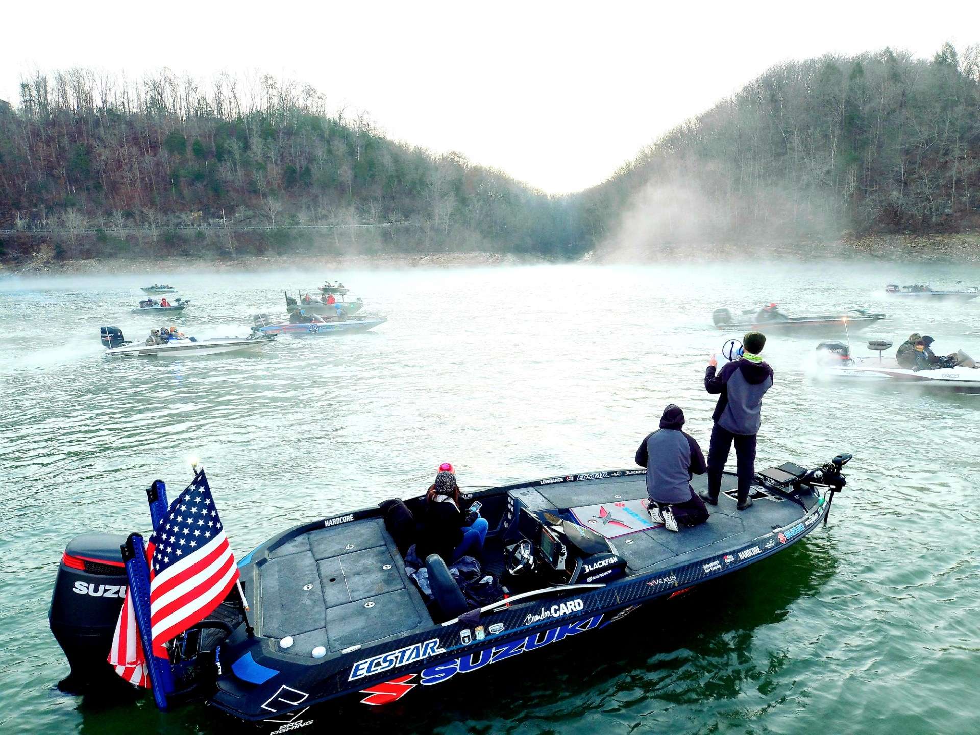 Anglers gathered in East Tennessee for the 5th Annual Brandon Card College and High School Bass Open. 