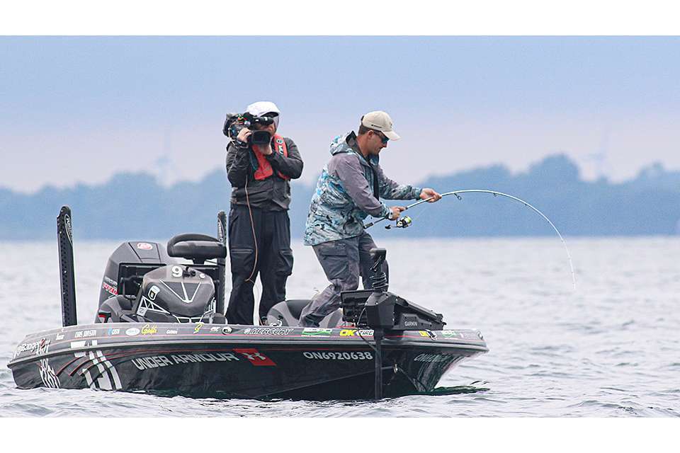 Canadian Chris Johnston was shut out of his favorite waters, and he capitalized on the American side, fishing the entrance to the St. Lawrence River at Lake Ontario. He amassed a winning weight of 97 pounds, 8 ounces. 