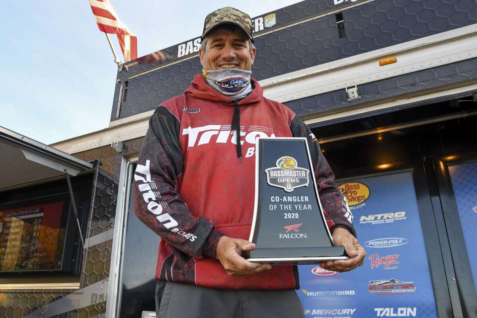 Jeff Queen, Falcon Rods Co-Angler of the Year