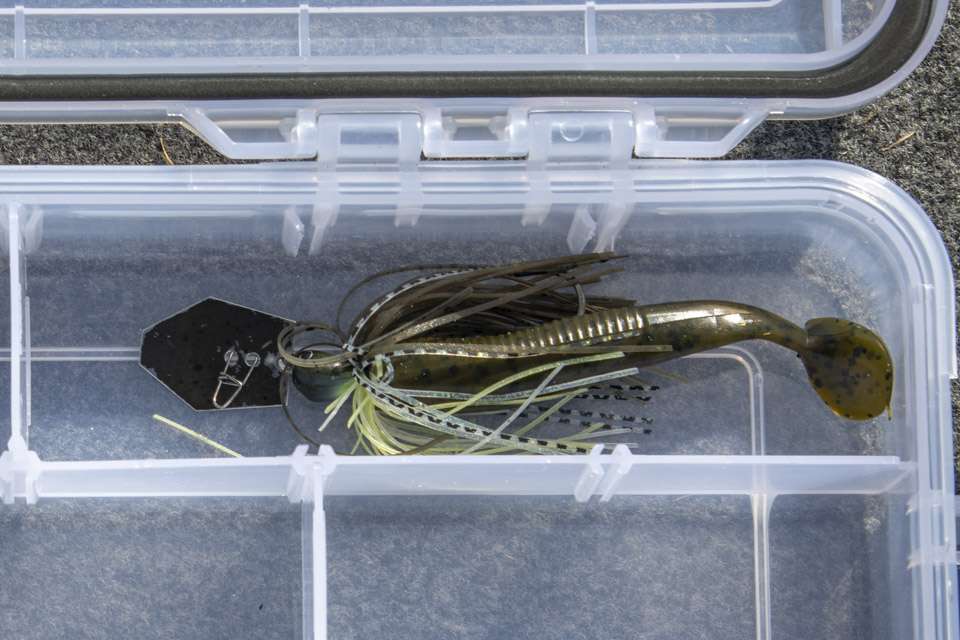 The Jack Hammer occupies the next tacklebox compartment.