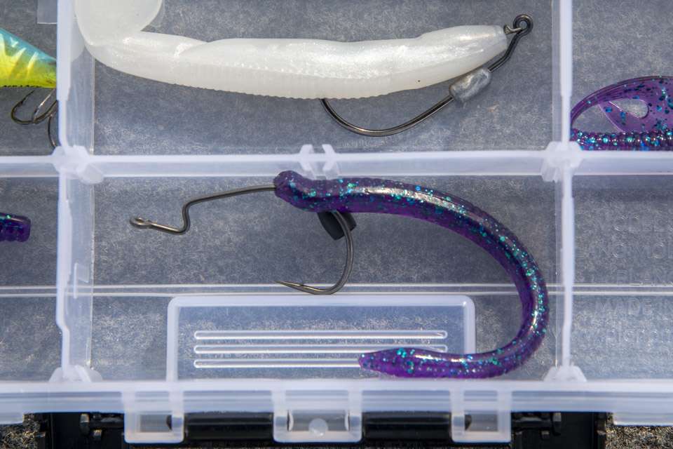 Into the box goes the Finesse Worm. 