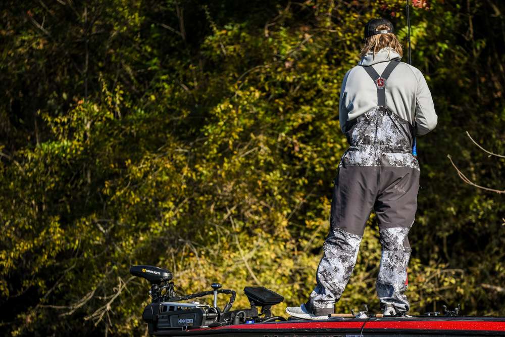 Follow along with Jacob Walker and Adam Neu on the final morning of the 2020 Basspro.com Bassmaster Eastern Open at Lay Lake!