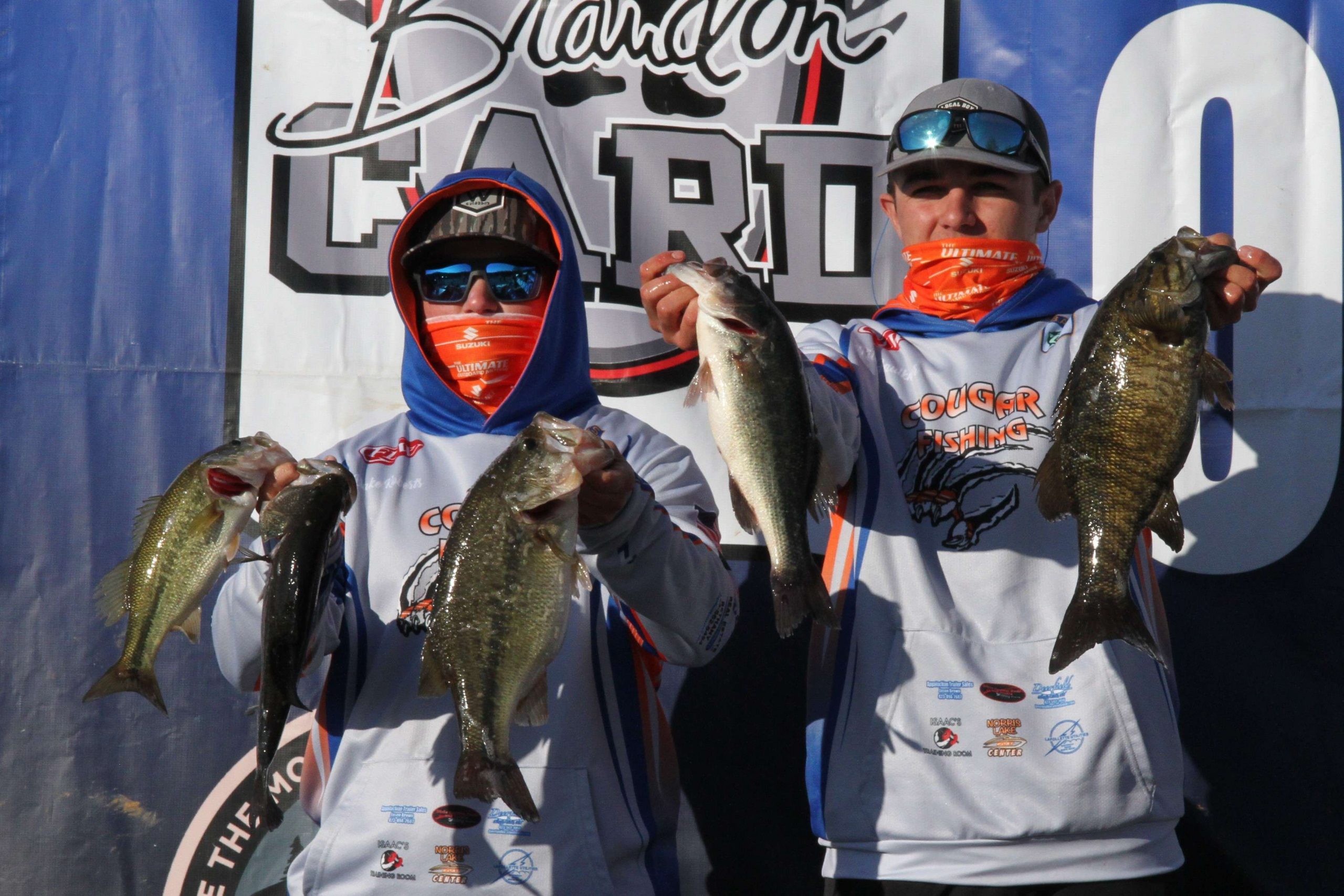 High School 1st Place - Campbell County High (Riley Faulkner & Blake Roberts) 13.15lbs