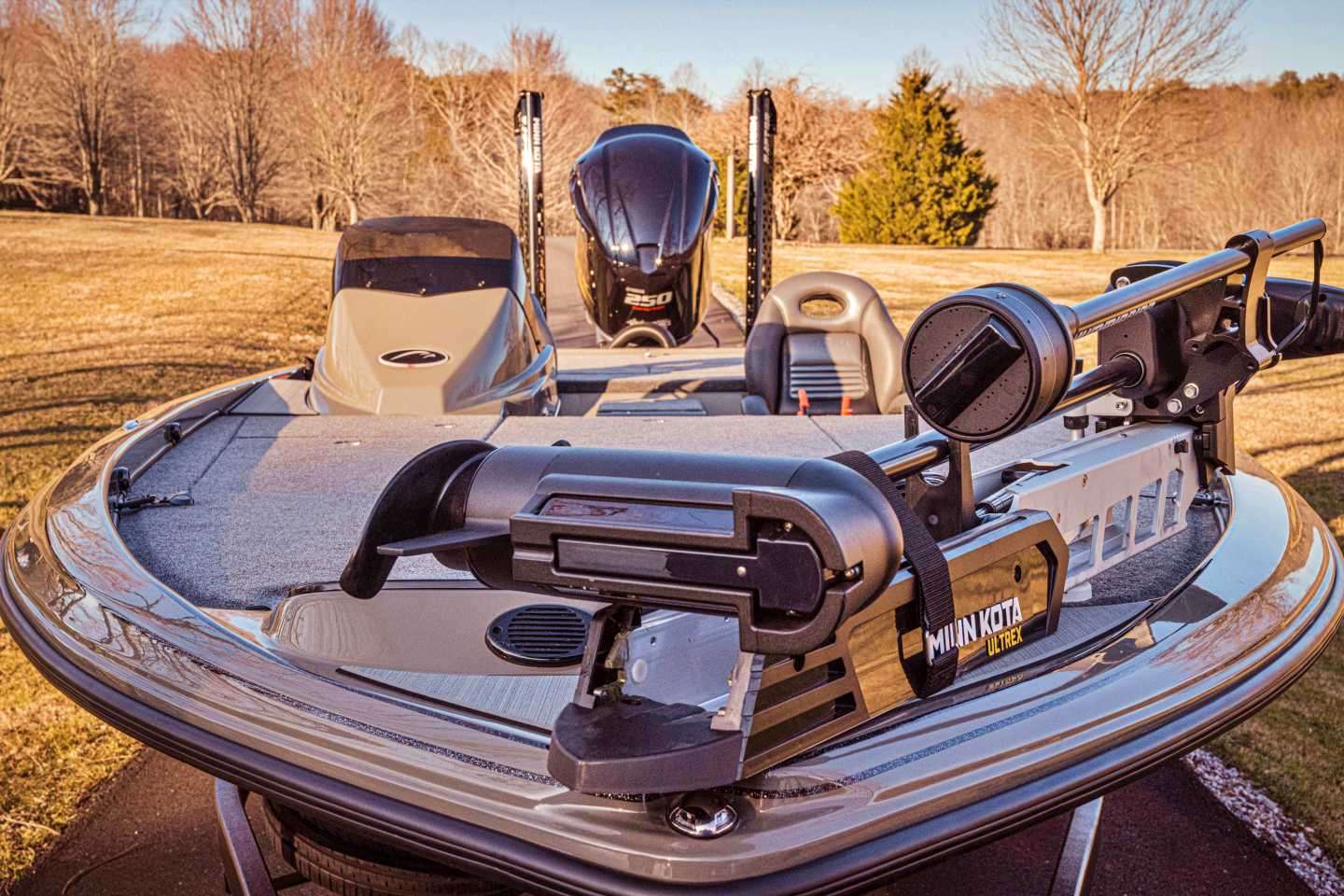 Jocumsen will compete from a 2021 Falcon Boats F20 Predator, spanning 20 feet, 1 inch with a 99-inch beam and 50-gallon fuel capacity. After taking delivery of the boat, he took it to Anderson Marine in Nashville for initial rigging of the Yamaha 250 V MAX SHO outboard, the Minn Kota Ultrex, Minn Kota Raptors and some other necessities. 
