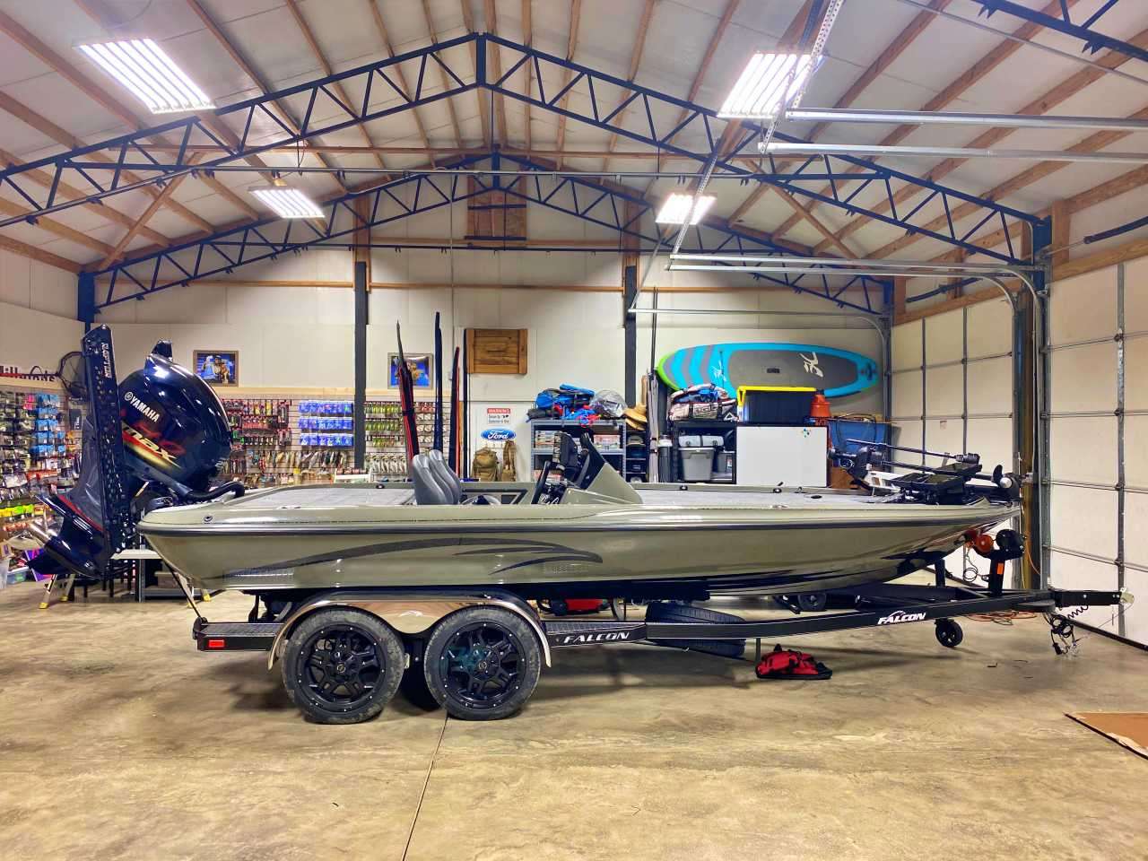 The install session is a wrap. And speaking of that, another installer is on the way to wrap the boat, truck and Lance Camper. The week after that will be spent loading the boat, truck and camper for the first tournament of the season. The work never ends in the âoffseason.â 

