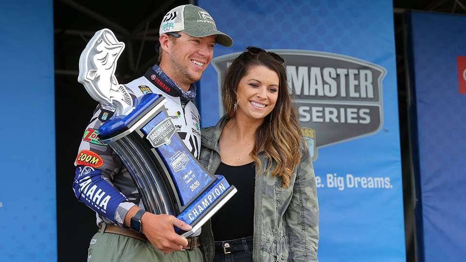 Walters, who had won a Basspro.com Open the month before, sweated the Century Belt but came through late on the final day, totaling 104-12. The closest competitor was 29-10 back, almost doubling the previous record for largest margin of victory in an Elite.