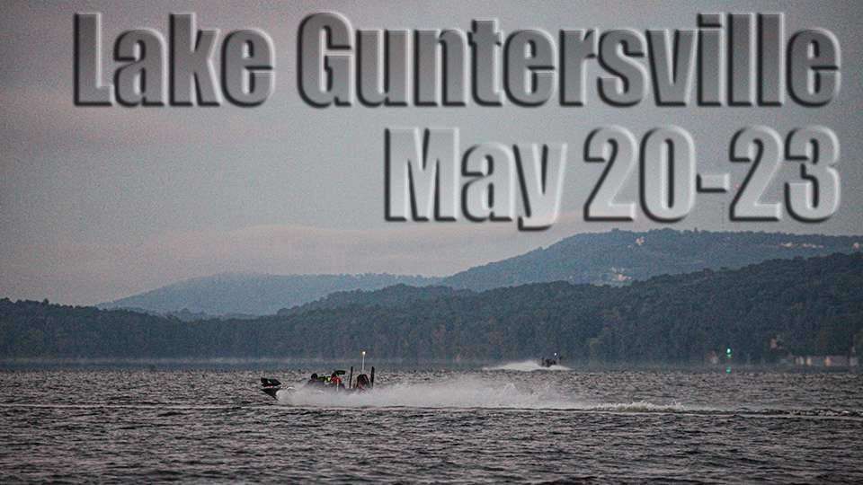 Stop No. 7 is Lake Guntersville, one of the most familiar fisheries for tournament anglers, and again the Elites embark from Scottsboro. It will be the 26th time B.A.S.S. has held a pro event on Big G, ranking it second behind only Sam Rayburn.