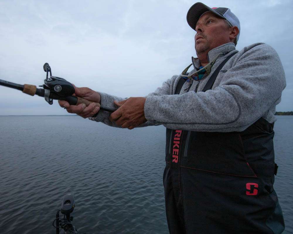 Body-mapped PrimaloftÂ® Silver insulation provides premium warmth without the bulk, allowing the angler freedom of movement during their time on the water.
