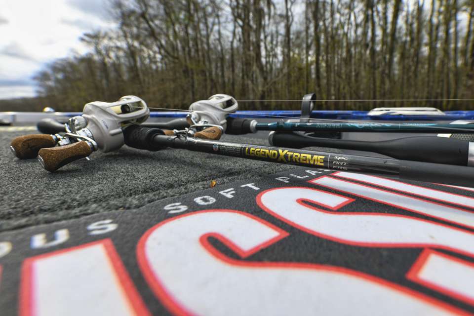The Quiver was added to the options on his deck, and Hudnall continued probing the swamp for willing bass.