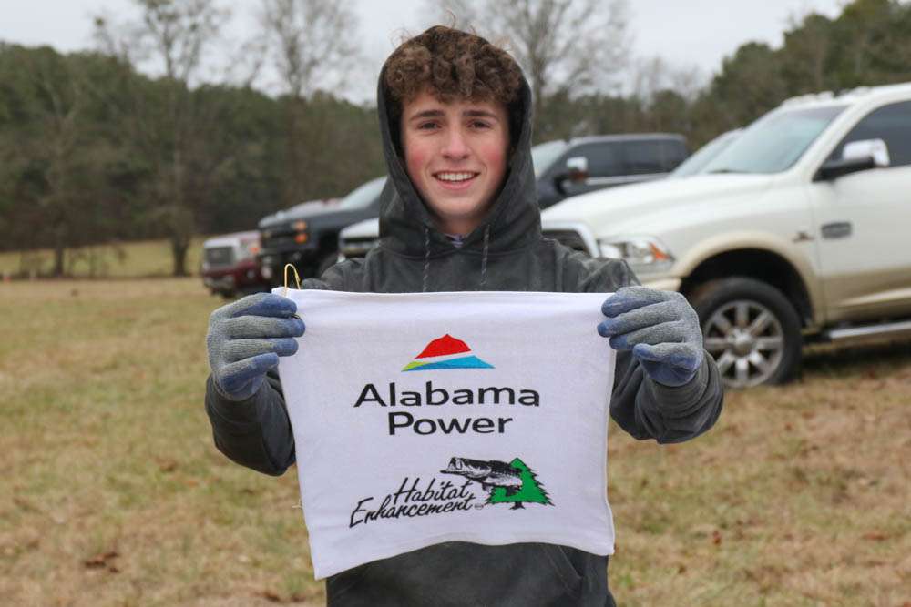 Anglers loved their new Alabama Power swag. 