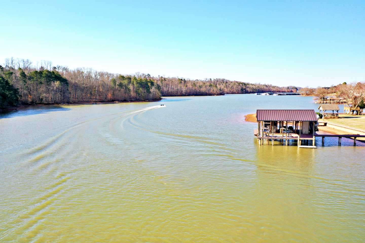 The creek offers plenty of docks, seawalls and rocky banks that are ideal for the sun to warm. 

