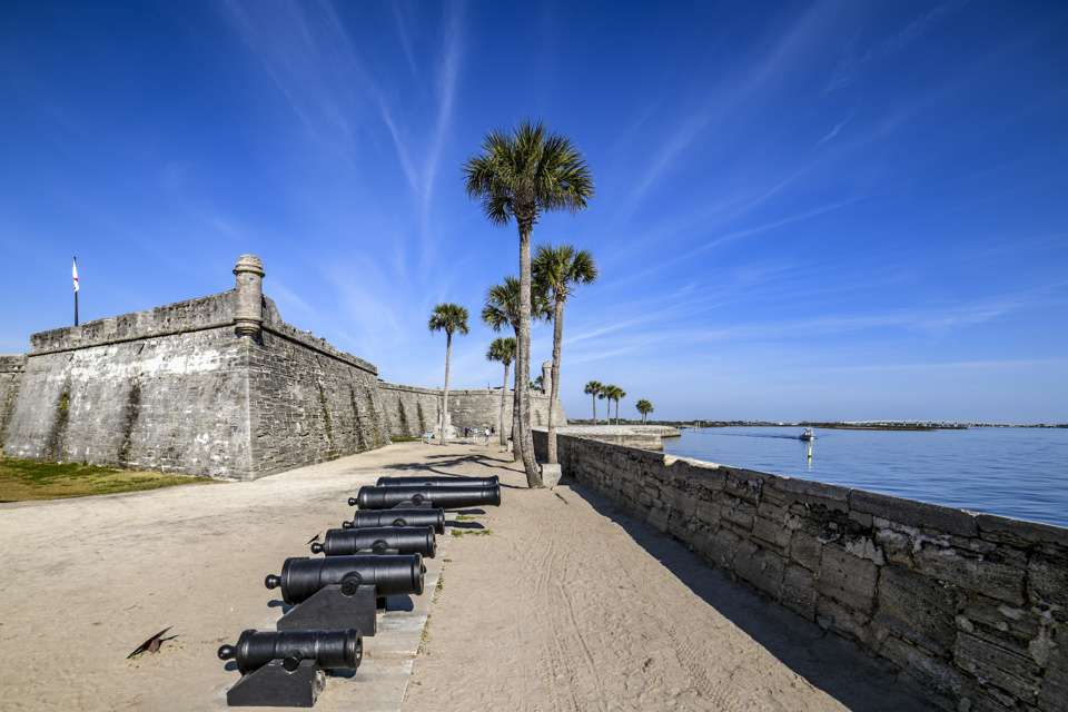 St. Augustine also is home to Castillo de San Marco National Monument, the oldest and largest masonry fort in the continental United States. It dates to the 17th century.