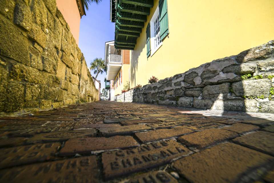 Brick paving is still found throughout the old city.