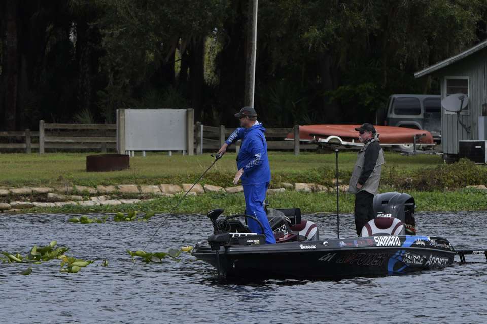 Semi-final Saturday actions with Keith Combs at the 2021 AFTCO Bassmaster Elite at St. Johns River.