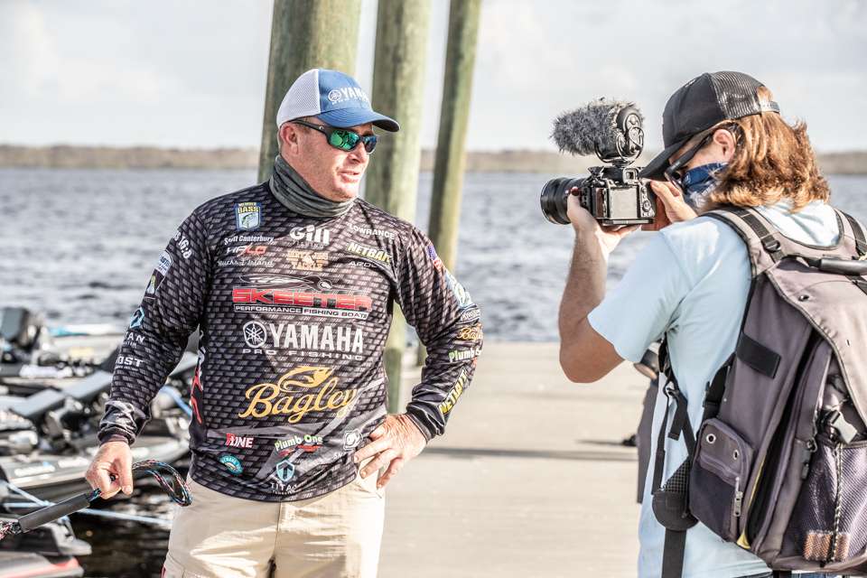 Take a look behind the scenes on Day 2 of the AFTCO Bassmaster Elite at St. Johns River.