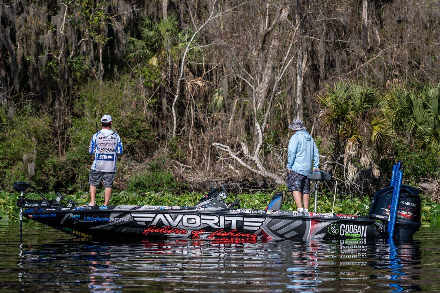 Day 1 action at the 2021 AFTCO Bassmaster Elite at St. Johns River with Skylar Hamilton and Buddy Gross!