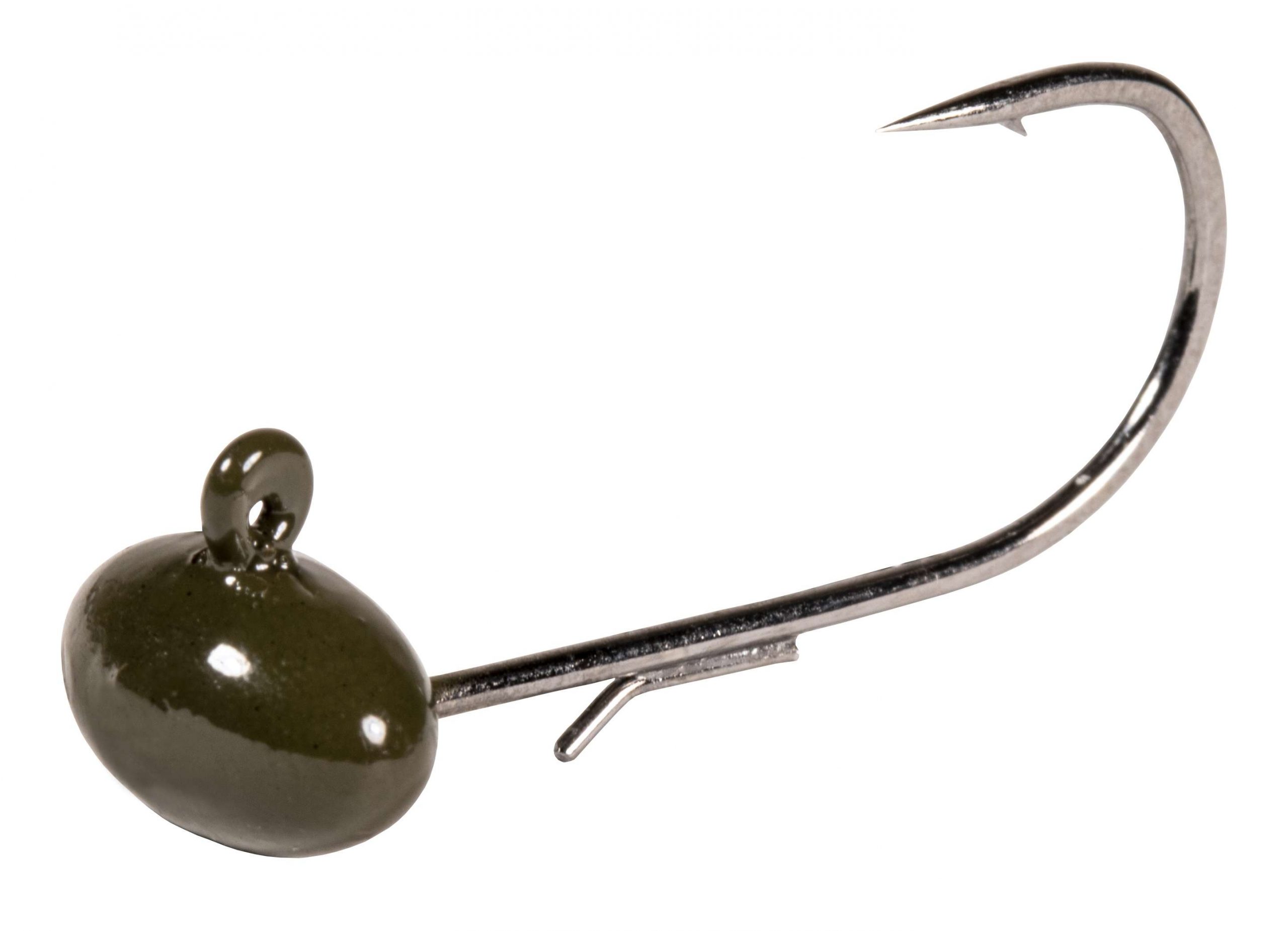 Built on a downsized football jig framework and 1/0 black nickel hook, the Z-Man Football NedZ Jighead crawls cleanly across the rocks, using its rounded crown to swivel and rocks its finesse bait trailer like itâs headbangerâs ball. 