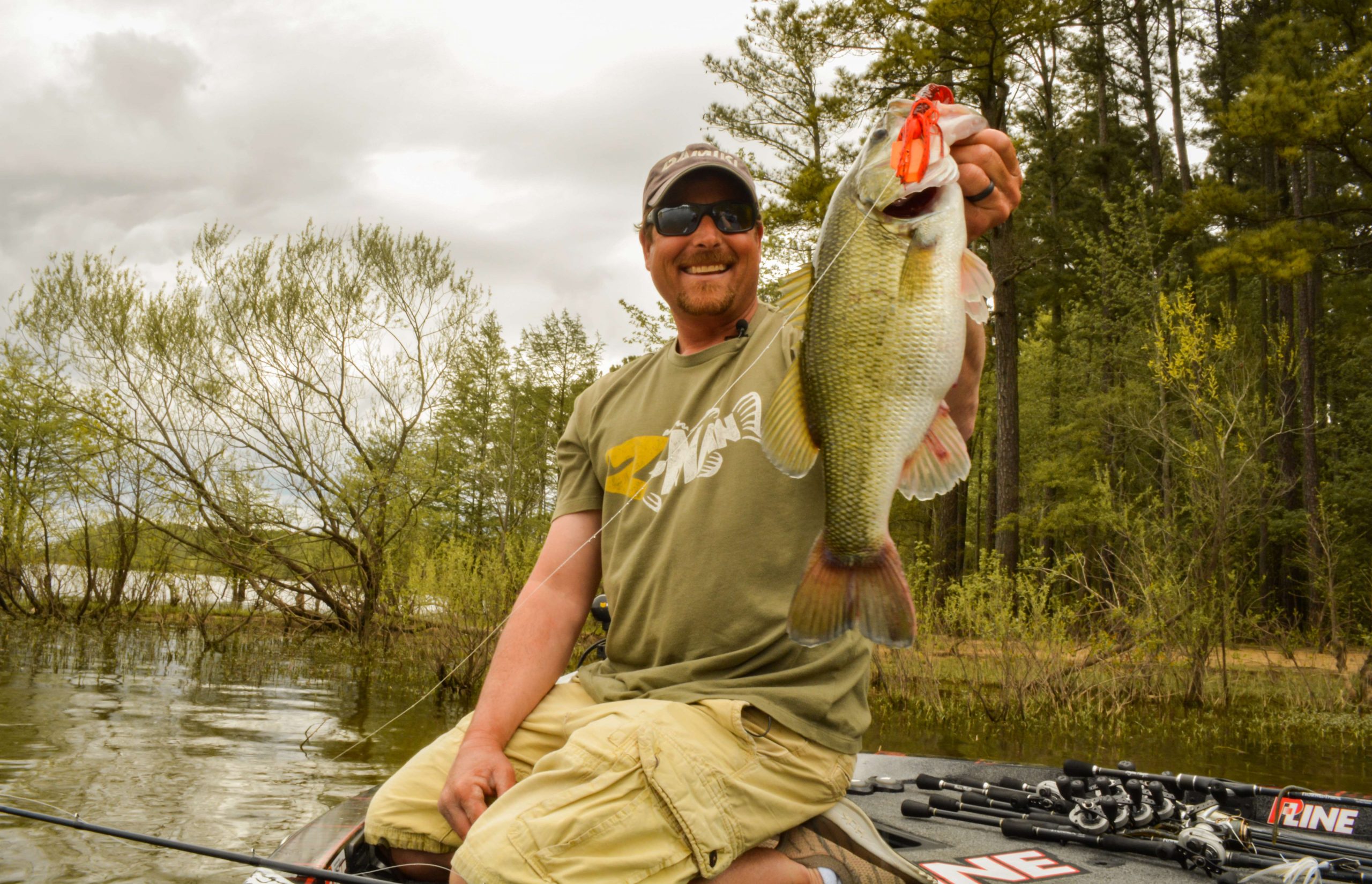 Bladed jig maestro Bryan Thrift won his first major tournament on a ChatterBait in 2005. 